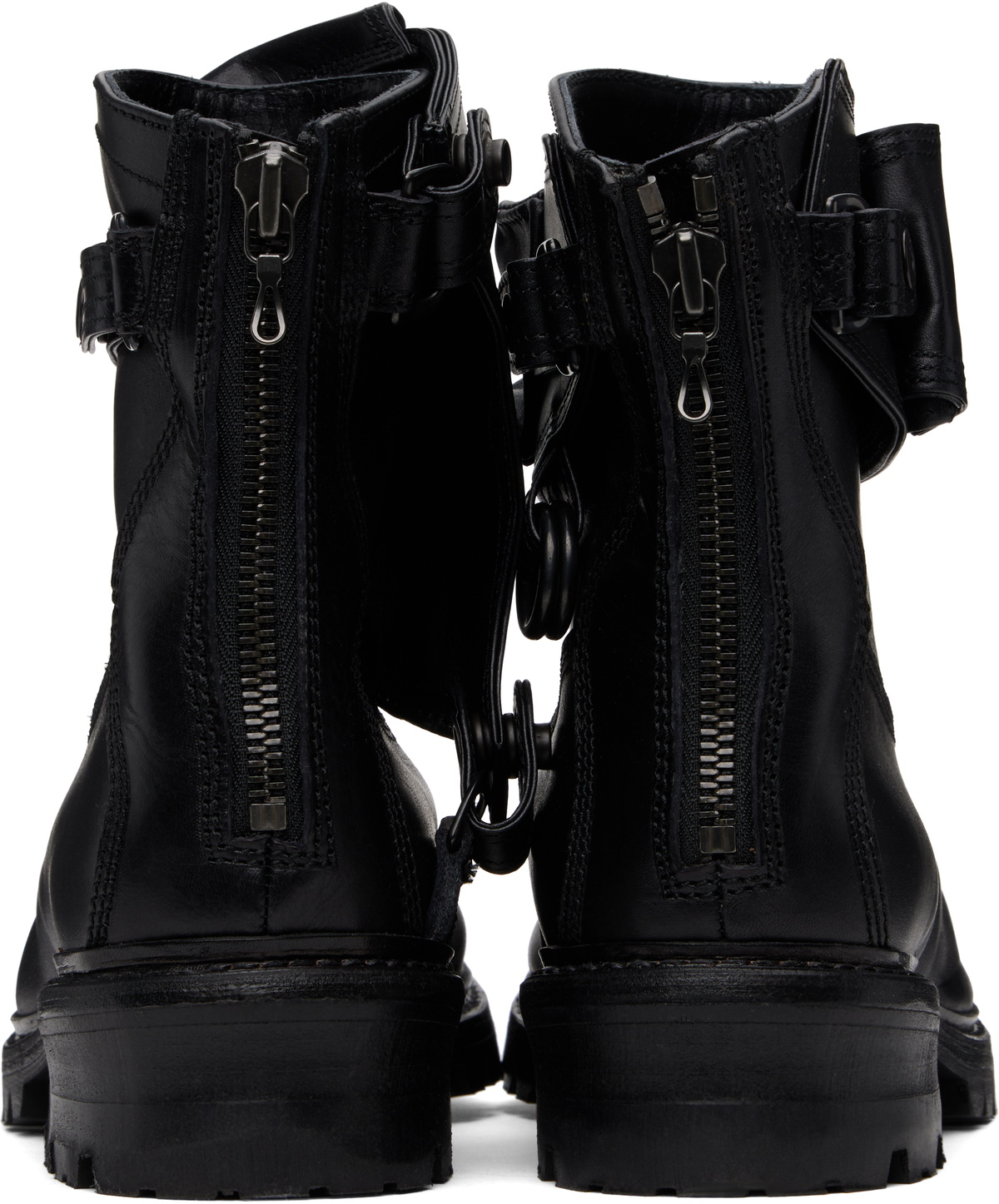 Julius Black Holster Boots Julius
