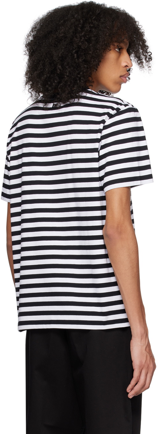 AMI Paris Black & White Ami de Cœur T-Shirt AMI