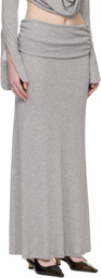 Aya Muse Gray Feyra Midi Skirt