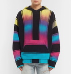 AMIRI - Striped Cotton-Blend Hoodie - Men - Multi