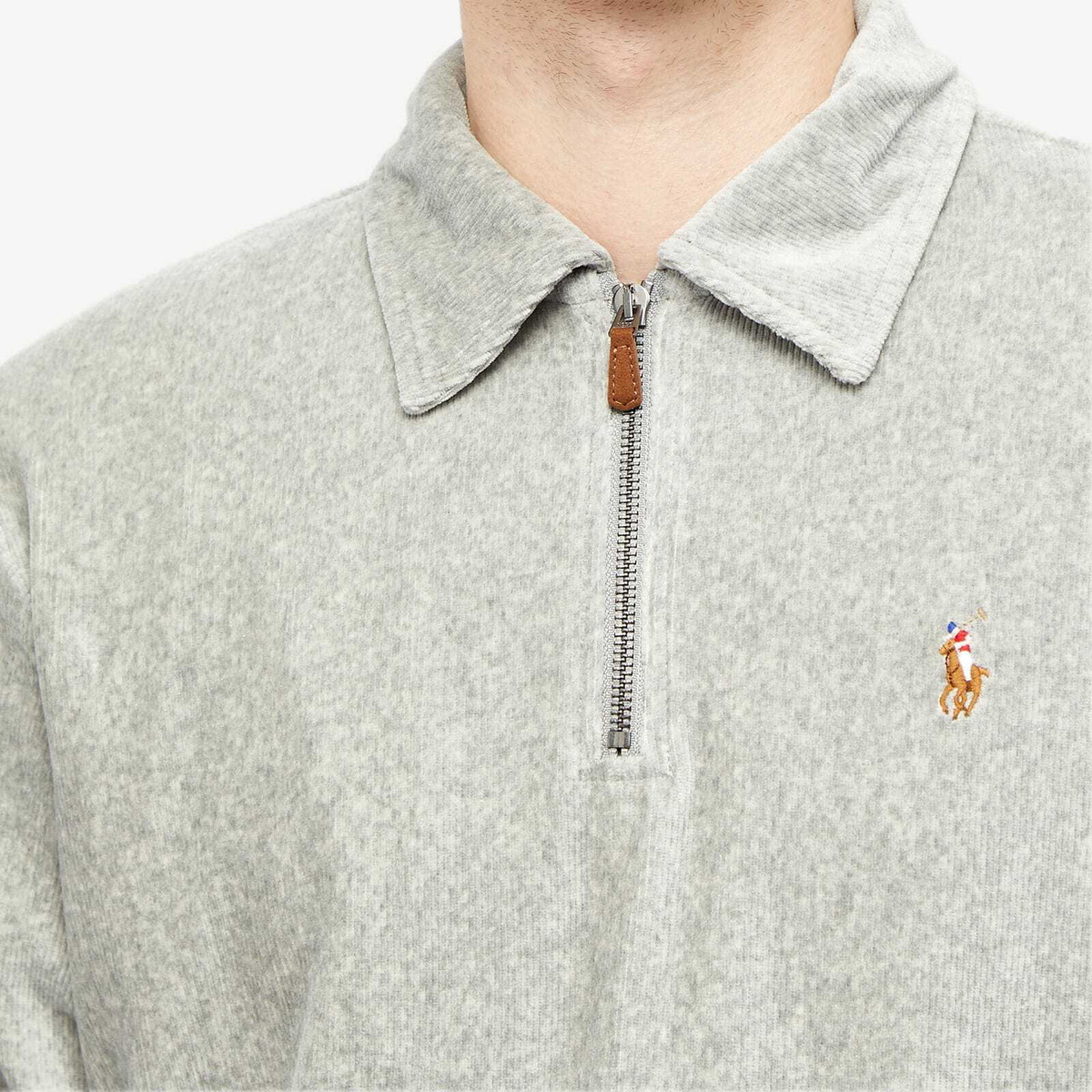 Polo Ralph Lauren Men's Corduroy Quarter Zip Sweat in Andover