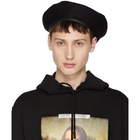 Off-White Black Logo Beret