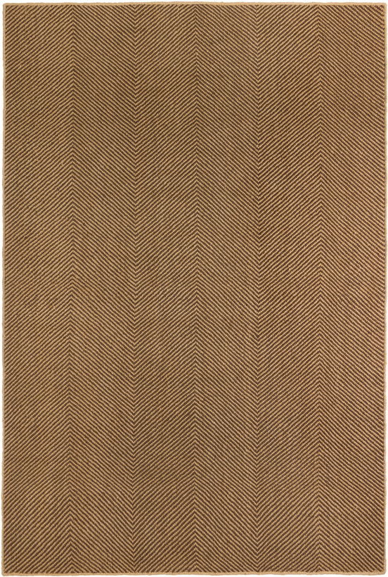 Photo: Nordic Knots Brown Jute Herringbone Rug