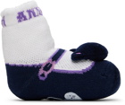 ANNA SUI MINI SSENSE Exclusive Baby Navy Cat Socks
