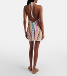 Missoni Zigzag open-back minidress