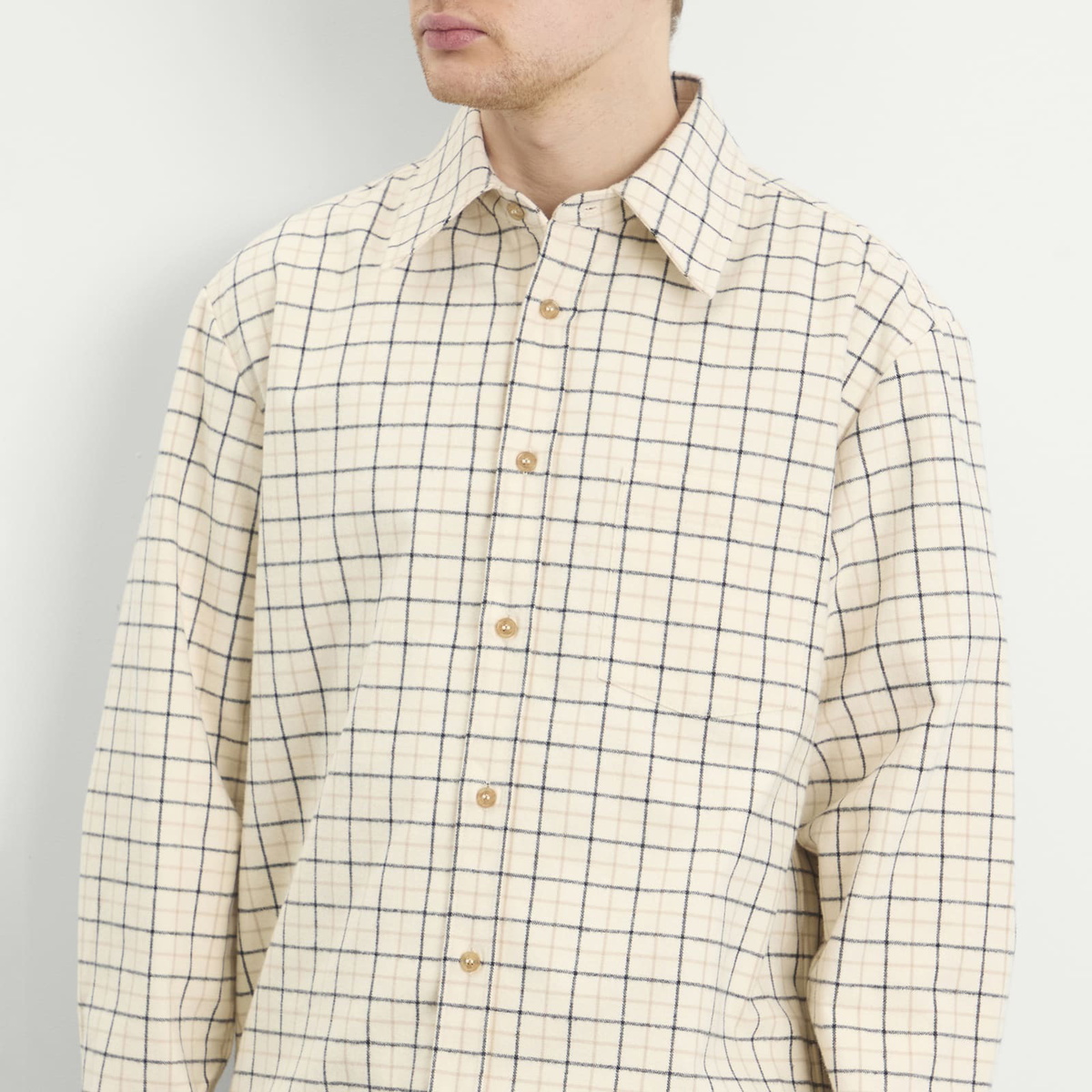 A.P.C. Men's Overshirt in Ecru