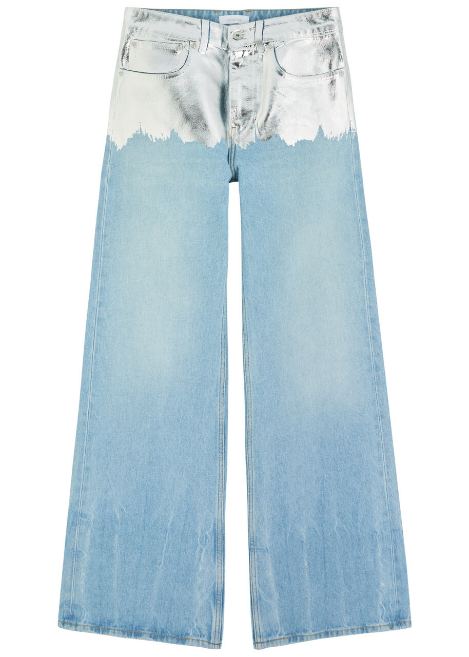デニム・ジーパン Rabanne FW25 Denim jeans (24FCPA245CO0524 M412) BAGGY TROUSERS IN DENIM | Rabanne