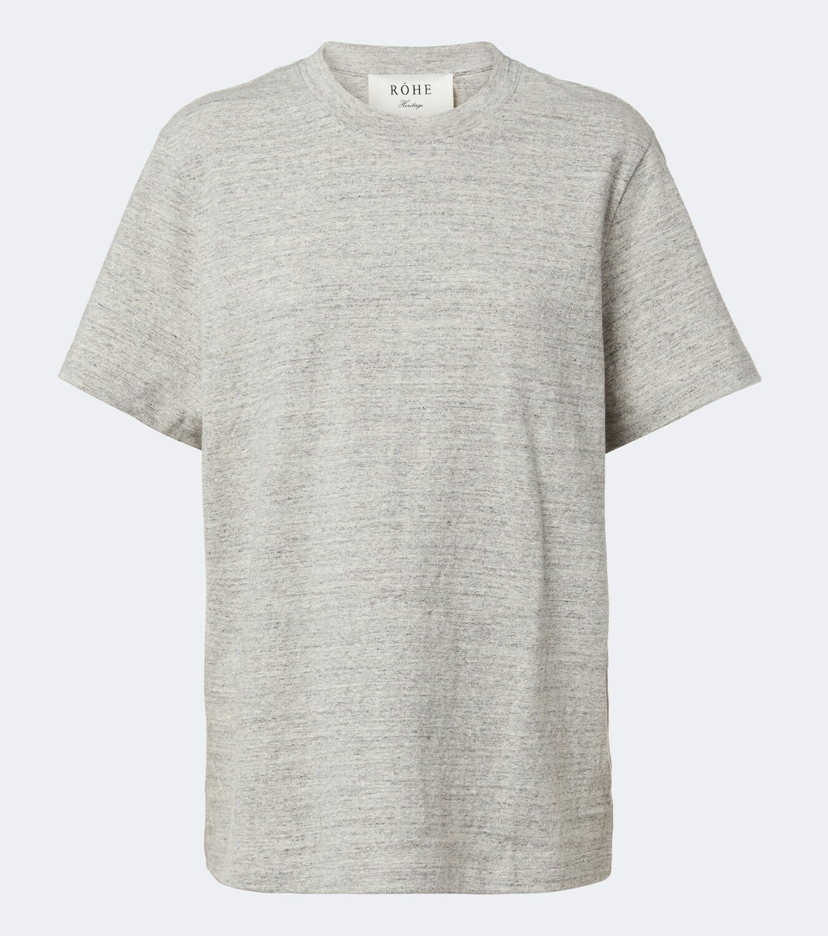 Róhe Mouliné cotton jersey T-shirt