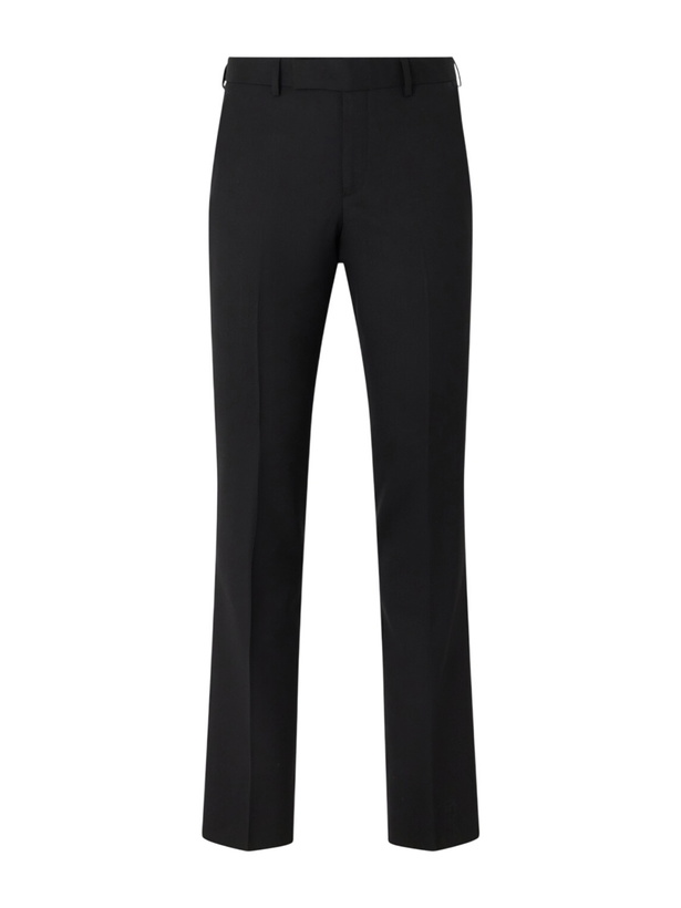 Photo: Paul Smith - Straight-Leg Pleated Wool Suit Trousers - Black