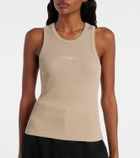 Givenchy Logo ribbed-knit cotton jersey tank top