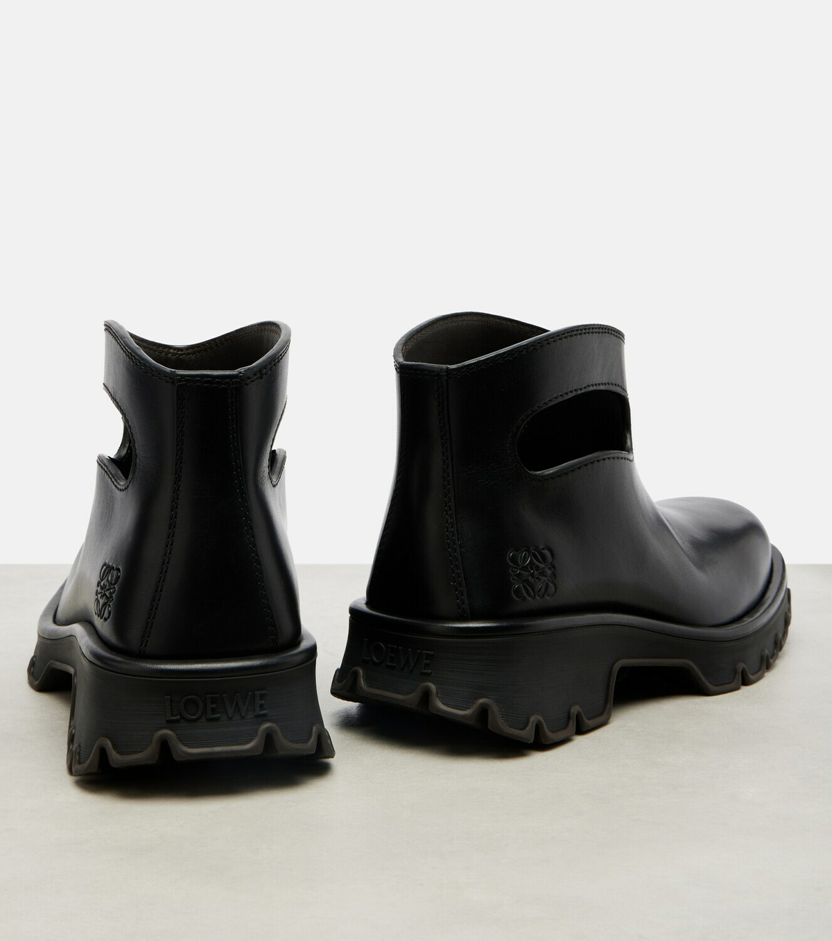Loewe Bobby leather ankle boots