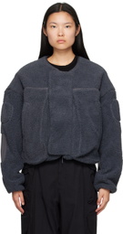 Entire Studios Gray Fluffy Jacket