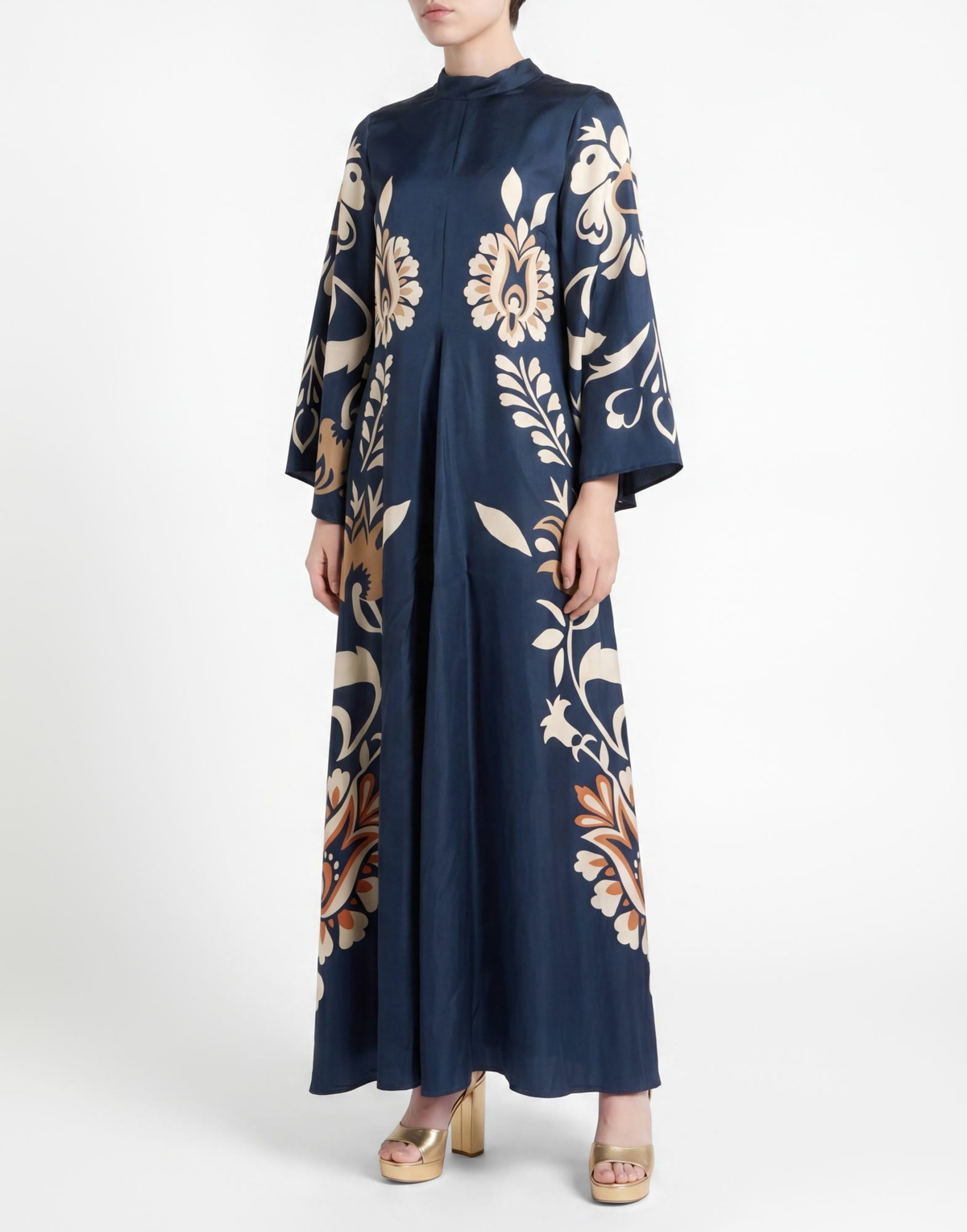 La Doublej Womens Maxi dress in Navy