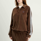 Needles Women's Side Line Pullover Shirt in Brown