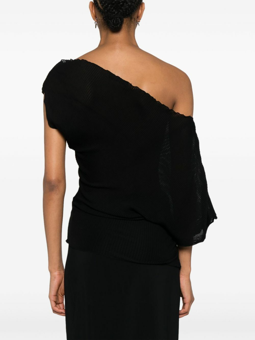 Jade Cropper Asymmetric Blouse