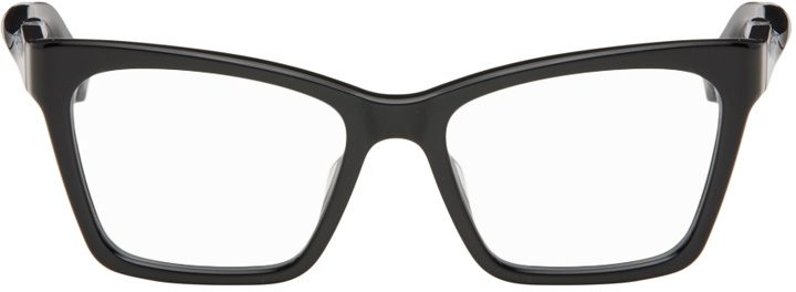Photo: Balenciaga Black Cat-Eye Glasses