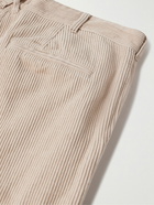 Alex Mill - Tapered Pleated Cotton-Corduroy Trousers - Neutrals