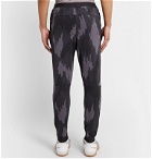 Lululemon - Robert Geller Take the Moment Slim-Fit Tapered Printed Full-On Luon Sweatpants - Gray