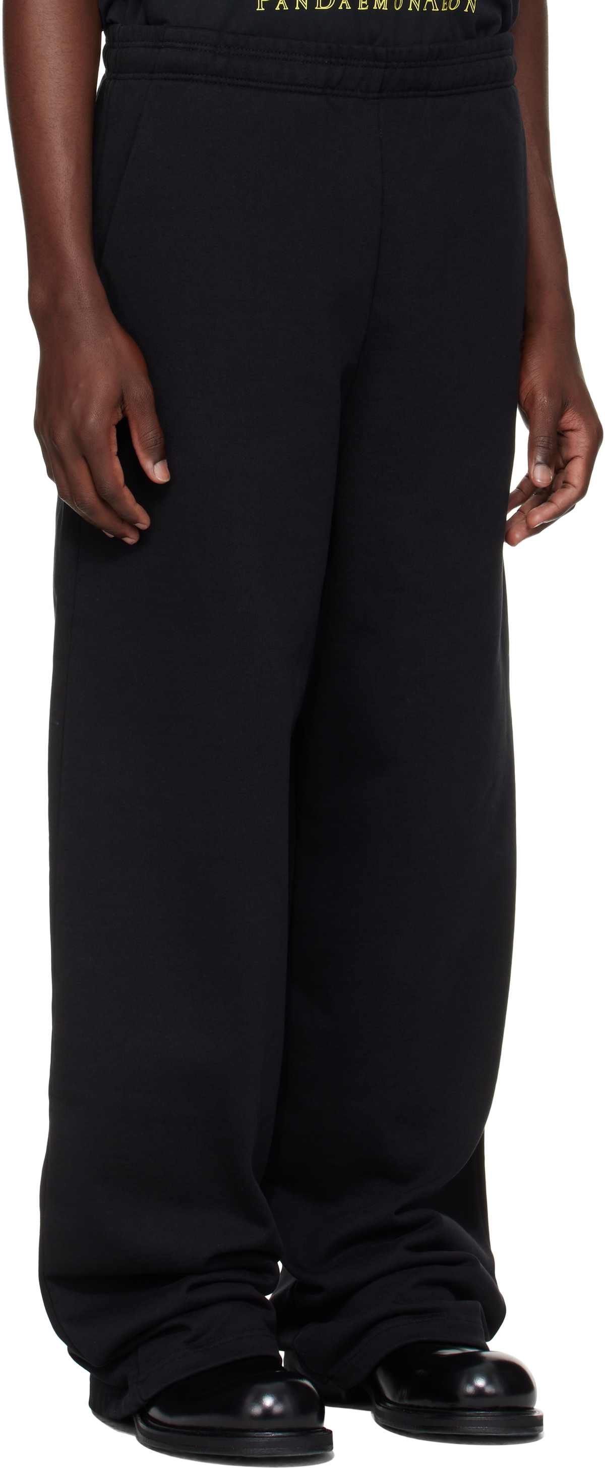 VETEMENTS Black Logo Baggy Sweatpants Vetements