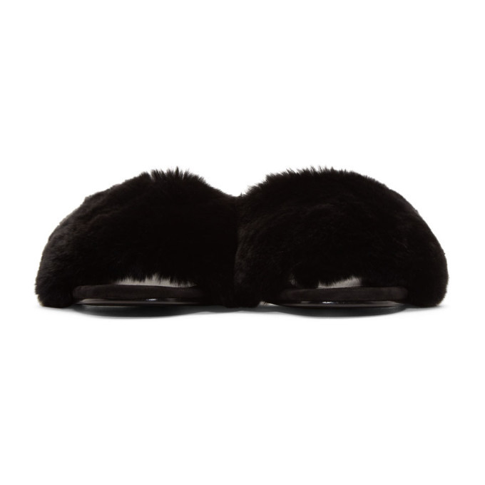 Alexander wang hot sale fur sandals