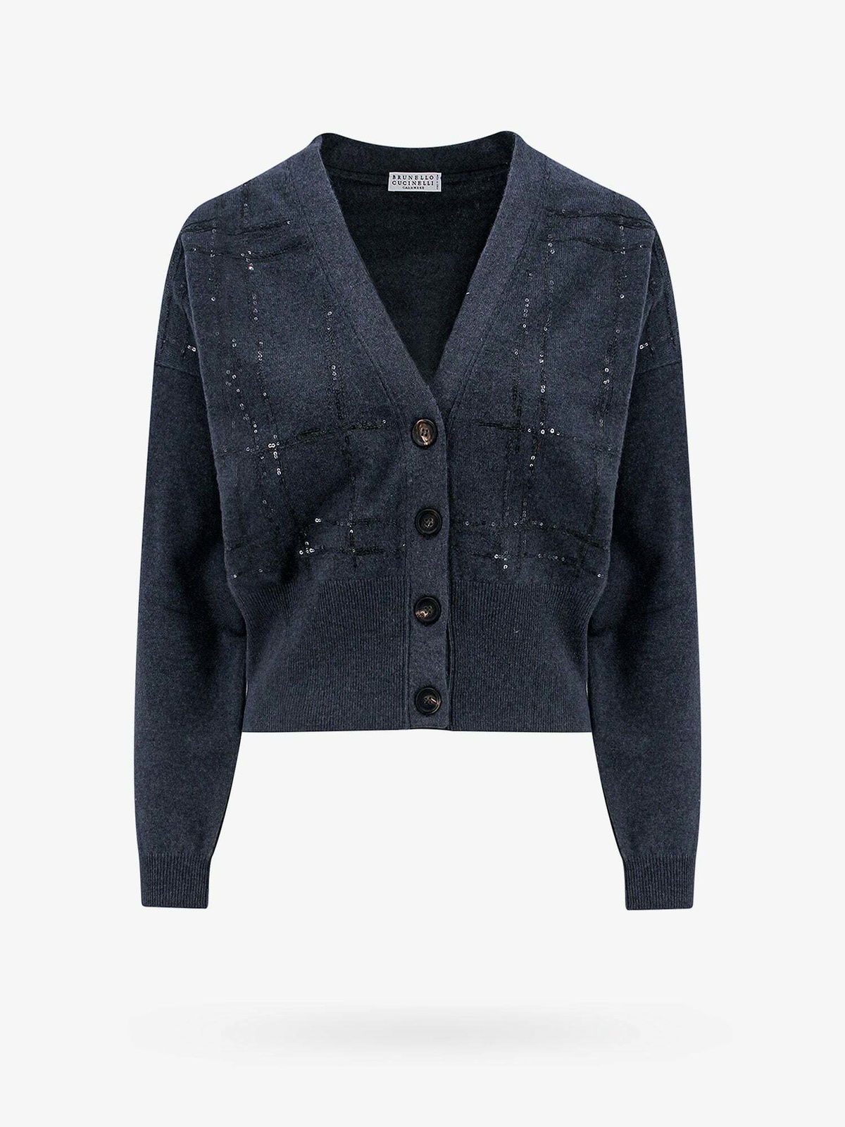アウターその他 BRUNELLO CUCINELLI LUREX CARDIGAN Brunello Cucinelli Cardigan Grey Womens Brunello Cucinelli