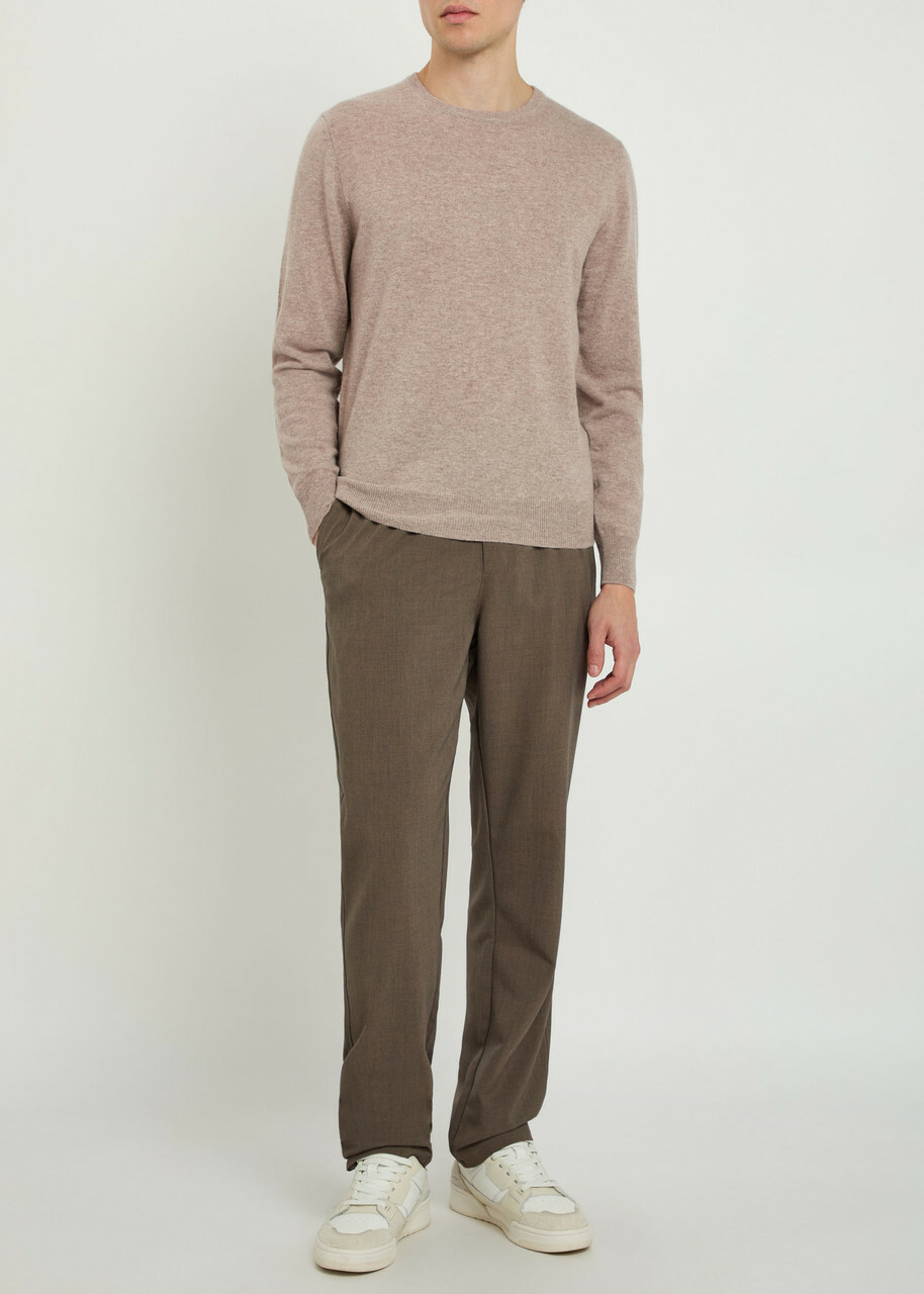 Allude Cashmere Jumper Taupe