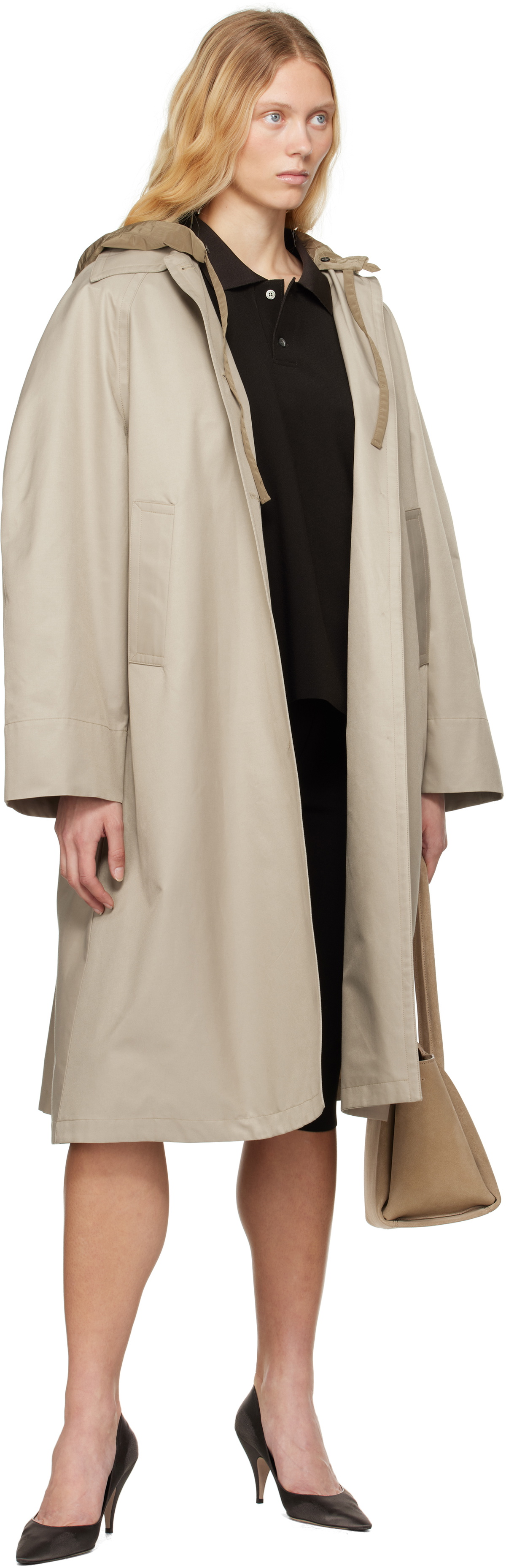 Birrot Khaki Holiday Trench Coat