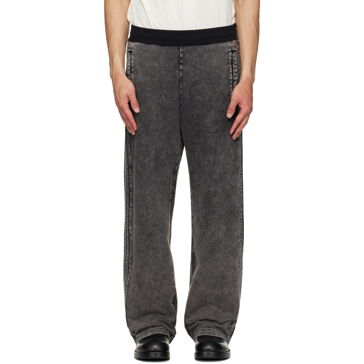 Diesel Gray P-Leo-Dev Sweatpants Diesel