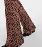 Diane von Furstenberg Greg printed flared pants