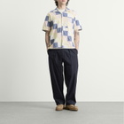 Universal Works Men's Patchwork Check Road Shirt in Pastel Check