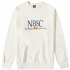 New Balance Men's Sports Club Crew Sweat in Oatmeal Heather