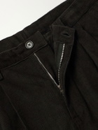 Kardo - Antonio Straight-Leg Cotton-Corduroy Suit Trousers - Green