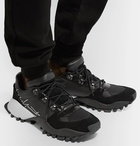 Y-3 - Kyoi Trail Leather, Suede and Mesh Sneakers - Black