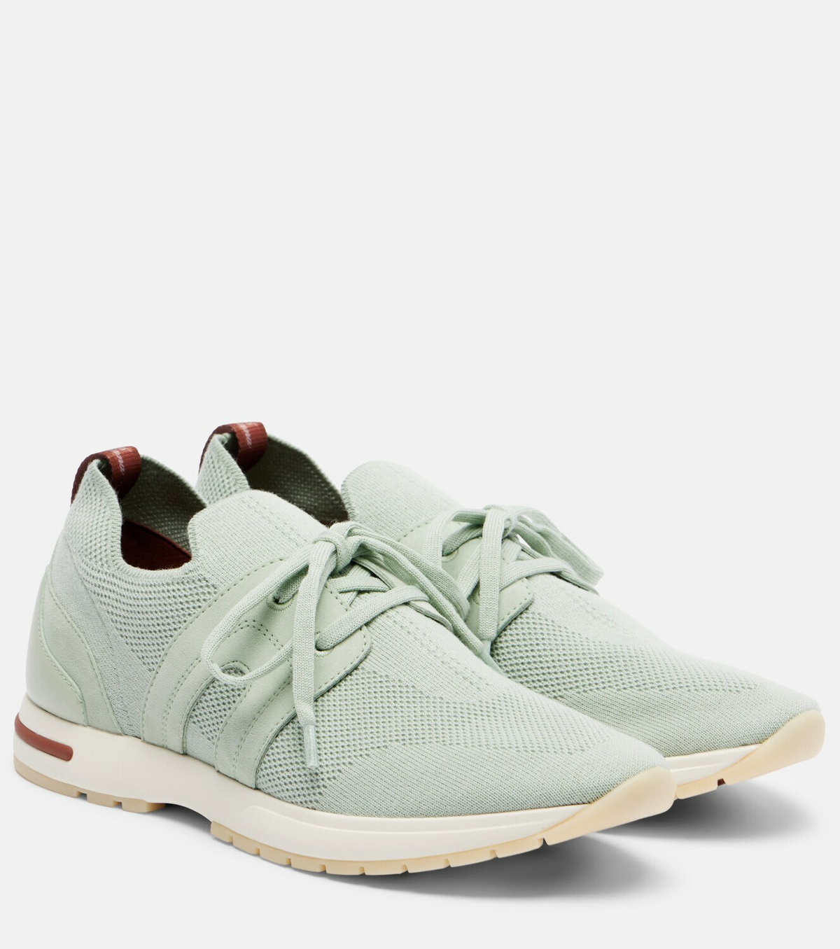 Loro Piana 360 LP Lady Flex suede-trimmed sneakers