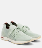 Loro Piana 360 LP Lady Flex suede-trimmed sneakers