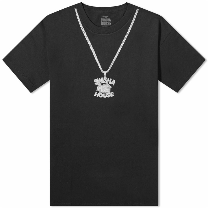 Photo: Pleasures Men's Swishahouse Chain T-Shirt in Black