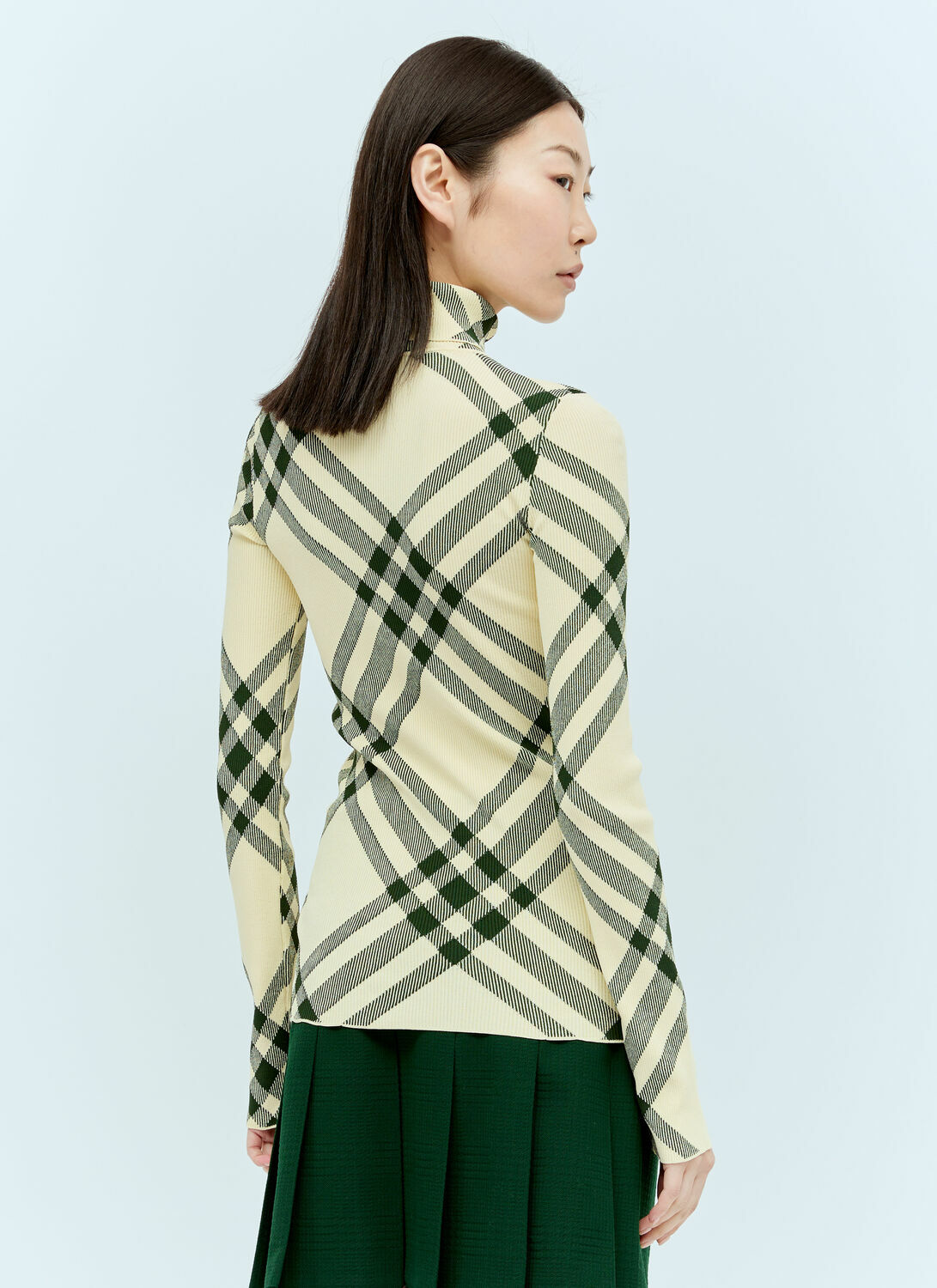 Burberry Ribbed Check Sweater