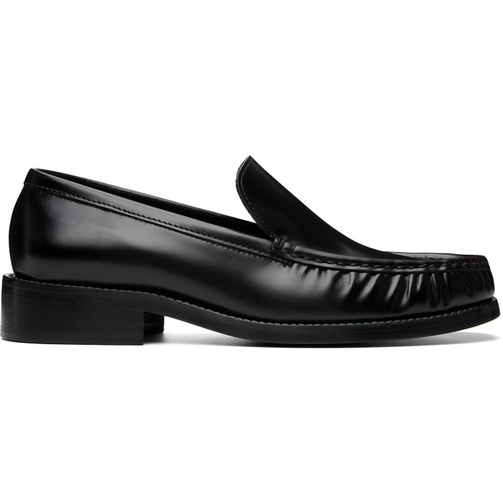 Photo: Acne Studios Black Leather Loafers
