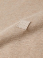 Acne Studios - Fonbar Logo-Appliquéd Cotton-Jersey Sweatshirt - Neutrals