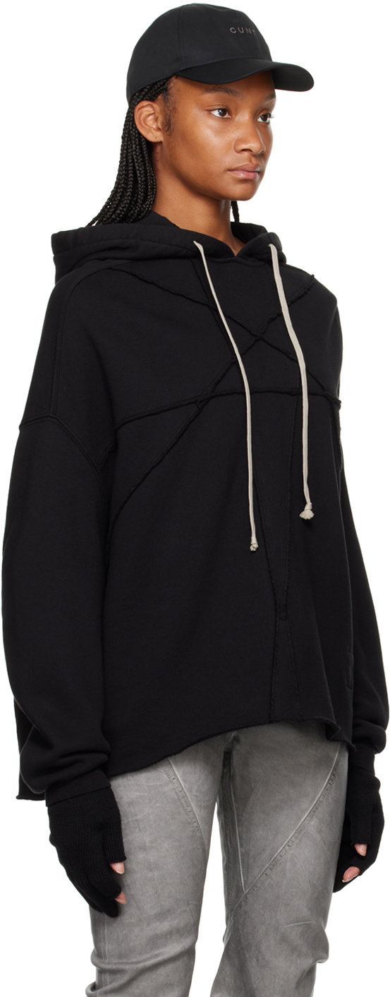 Rick Owens DRKSHDW Black Crater Hoodie