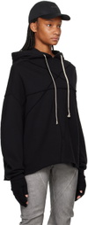 Rick Owens DRKSHDW Black Crater Hoodie