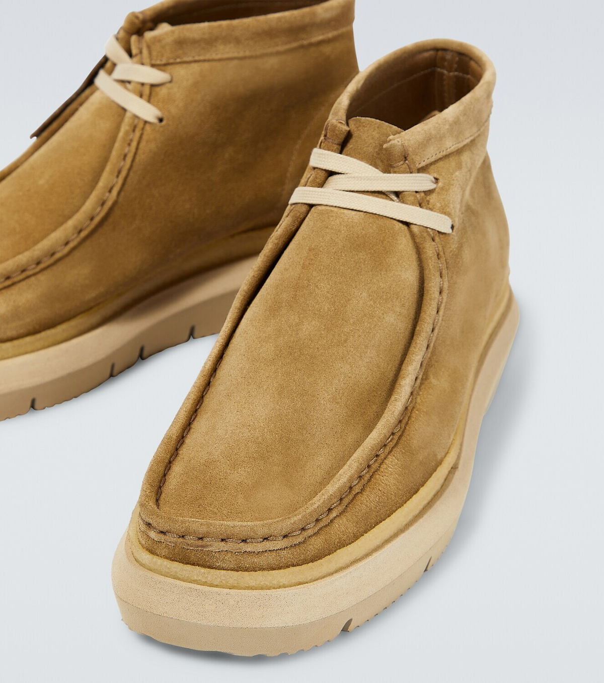 Sacai x Clarks Hybrid Wallabee suede boots Sacai