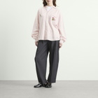 TTT MSW Women's Flower Embroidery Knit Shirt in Pink