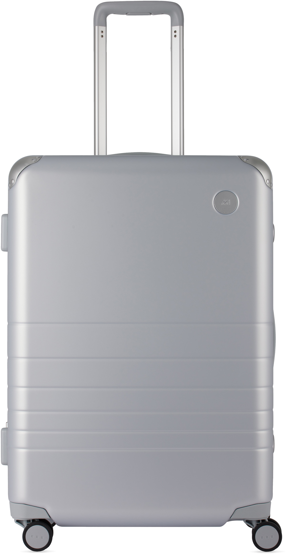 Monos Silver Hybrid Check-In Medium Suitcase