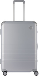 Monos Silver Hybrid Check-In Medium Suitcase