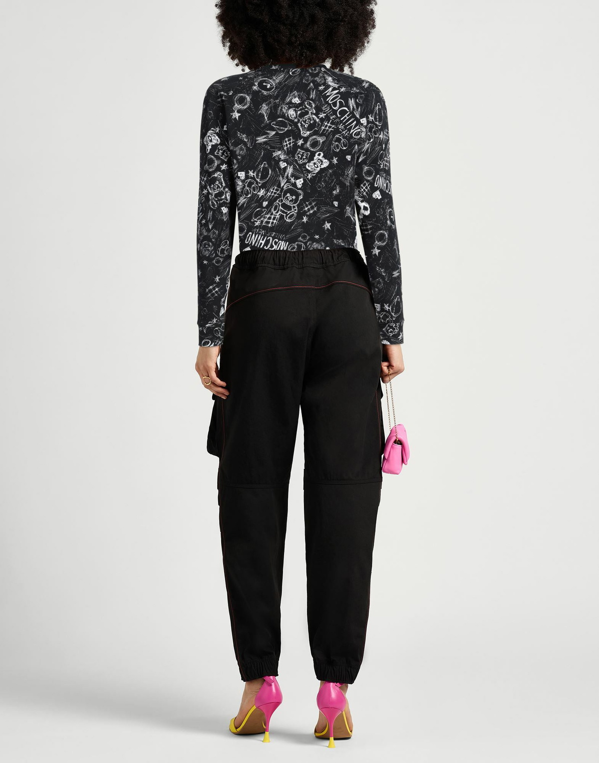 Moschino Womens Sweatshirt in Black