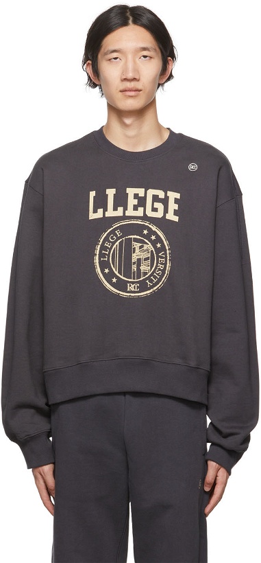 Photo: Recto Blue 'Llege' Sweater