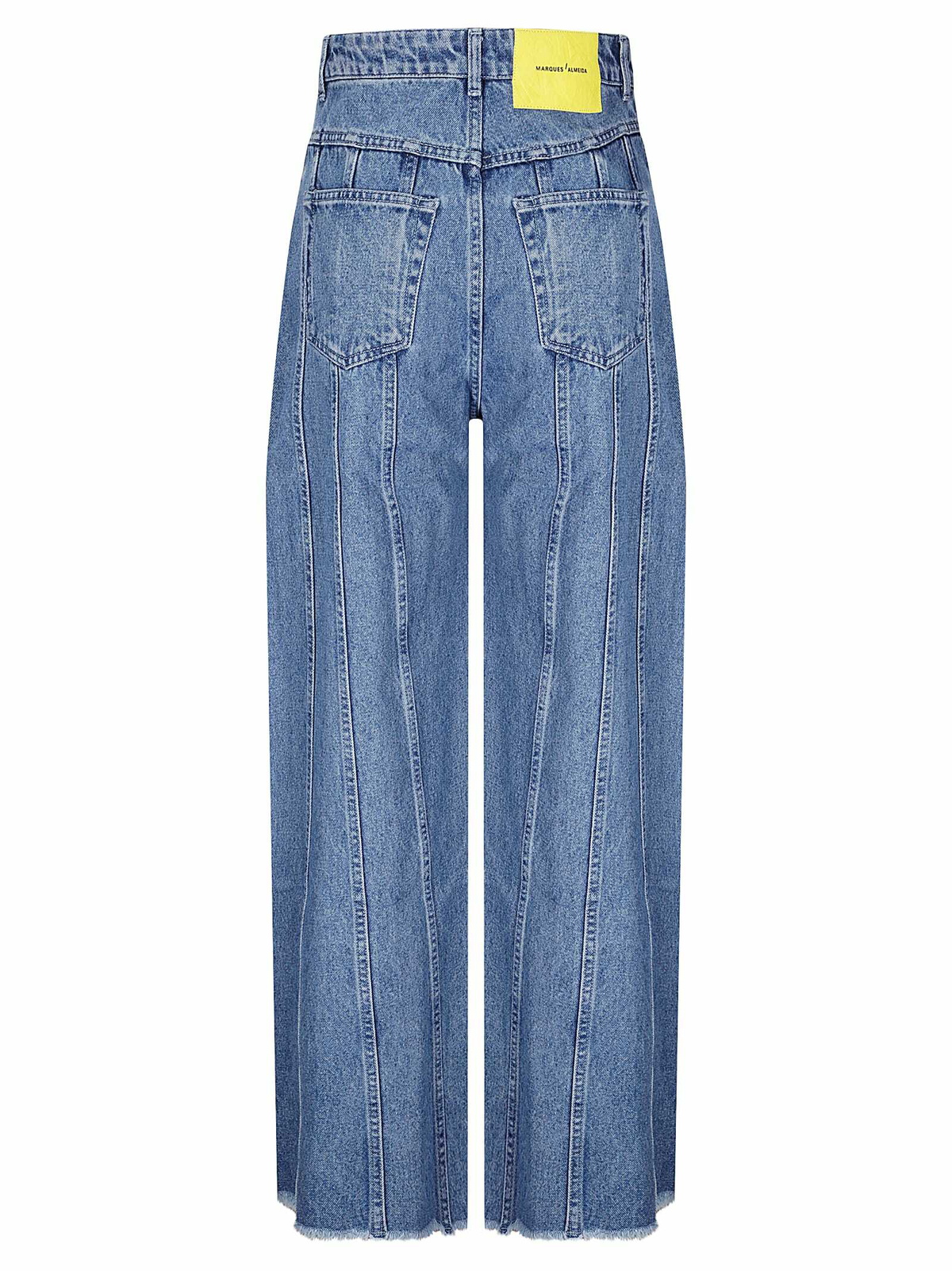 Marques'Almeida Denim Boyfriend Trousers With Seam Lines