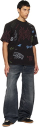 BAPE Black Overall Print Relaxed Fit T-shirt