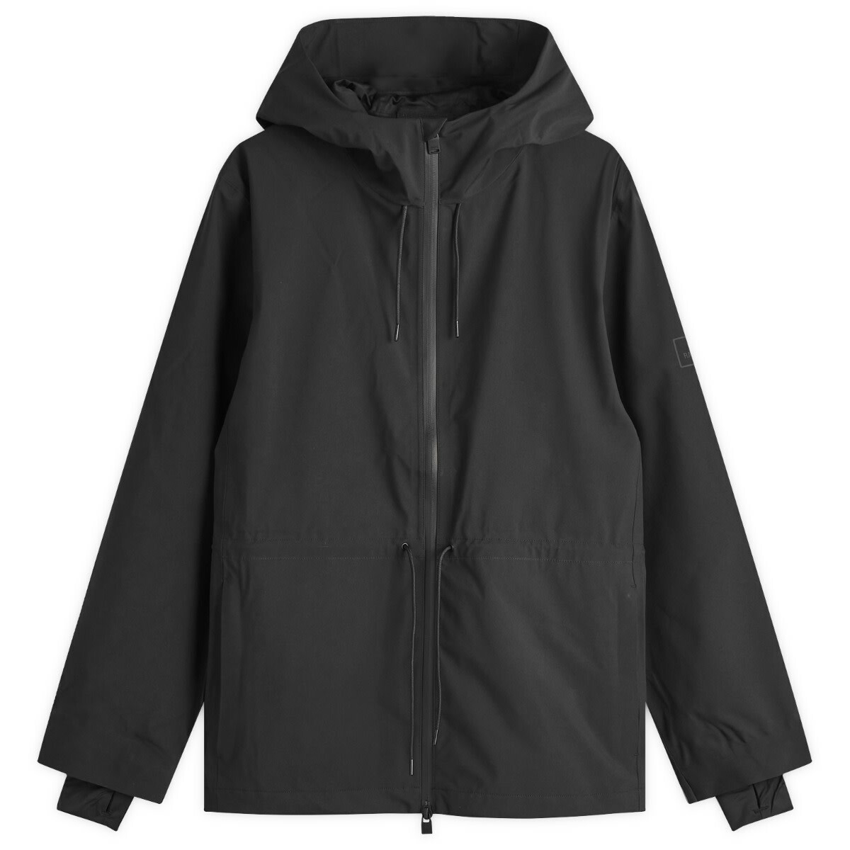 Rains Women's Suva Hardshell String Jacket in Black